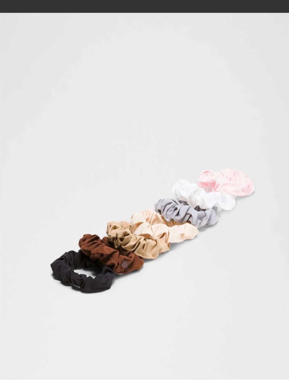 Lululemon Uplifting Scrunchies *NWT 7 Pack BGLW/STLD
